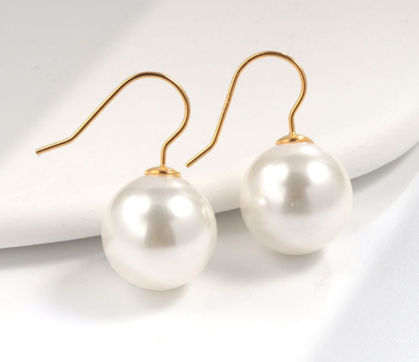 12mm Baroque Pearl Earrings