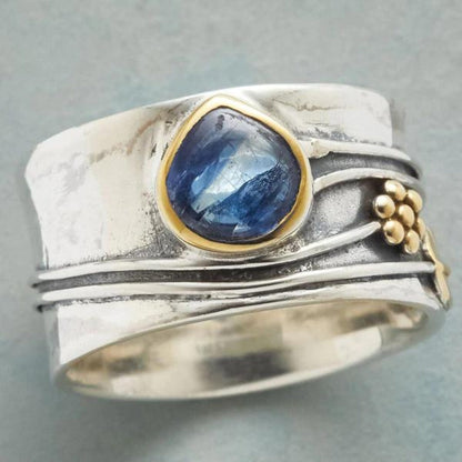 Meditation Ring with Gemstones