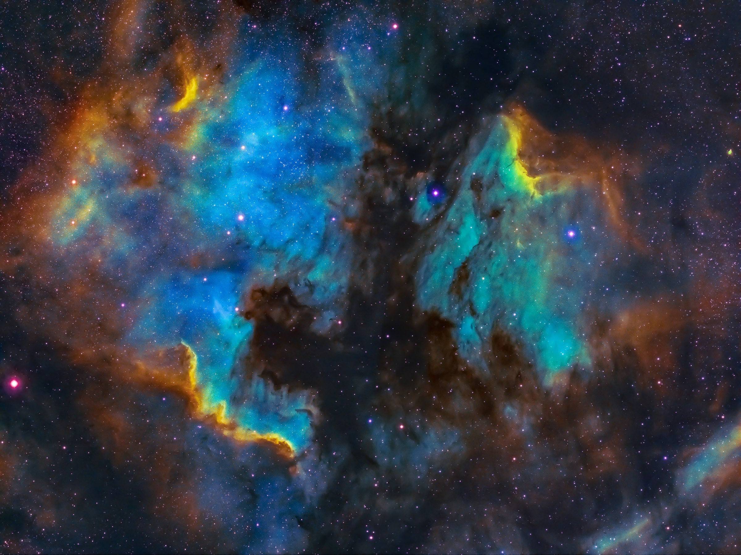 Colorful nebula
